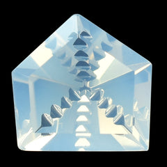 BLUE MOON QUARTZ ZIP CUT PENTAGON (1ST) 12MM 5.26 Cts.