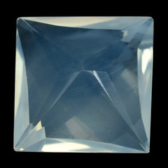 BLUE MOON QUARTZ FANCY CUT TABLE WITH PRINCESS CUT BACK SQUARE (1ST) 10MM  4.39 Cts.