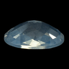 BLUE MOON QUARTZ CHECKER CUT OVAL (1ST) 14X10MM 4.78 Cts.