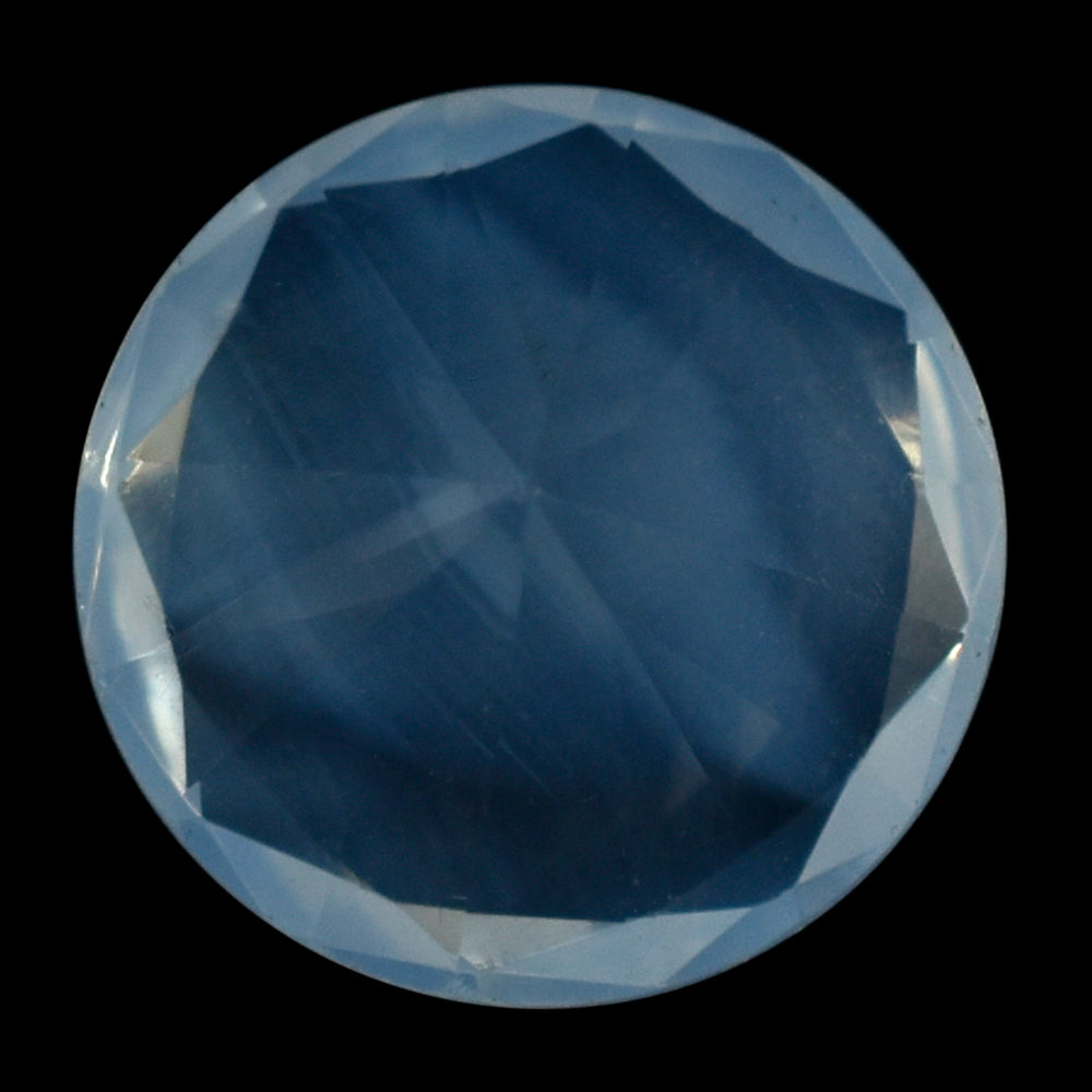 BLUE MOON QUARTZ DIAMOND CUT ROUND (1ST) 14MM 8.59 Cts.