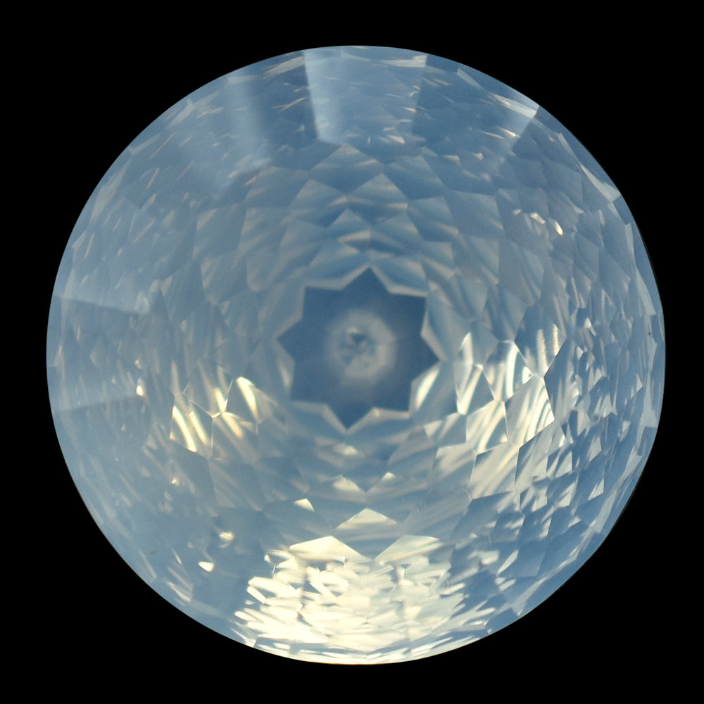 BLUE MOON QUARTZ NIRVANA CUT ROUND(1ST) 15MM 12.39 Cts.