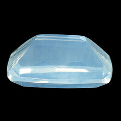 BLUE MOON QUARTZ CUSHION STEP CUT WITH CARVED SIDES (DES#78) 16X12MM 9.98 Cts.