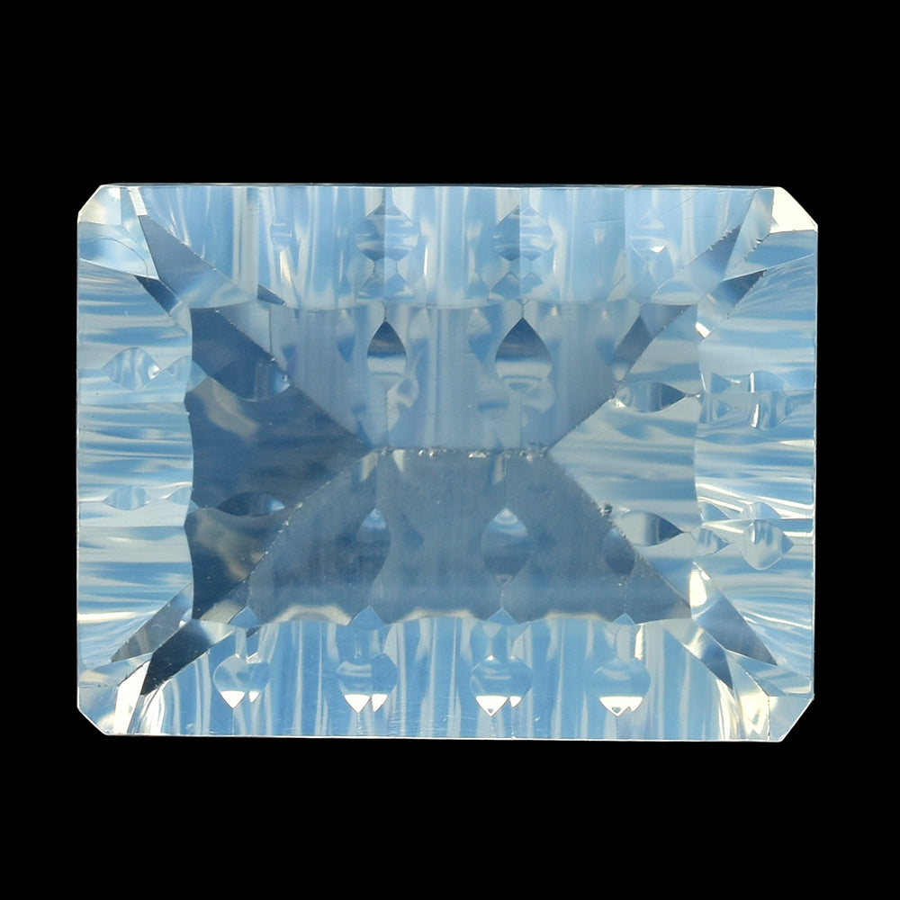 BLUE MOON QUARTZ CONCAVE SPLENDOR CUT OCTAGON (DES#41) 16X12MM 9.84 Cts.