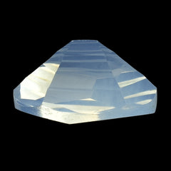 BLUE MOON QUARTZ SWIRL CUT HEXAGON CONCAVE OVAL (DES#76) 14X12MM 6.41 Cts.