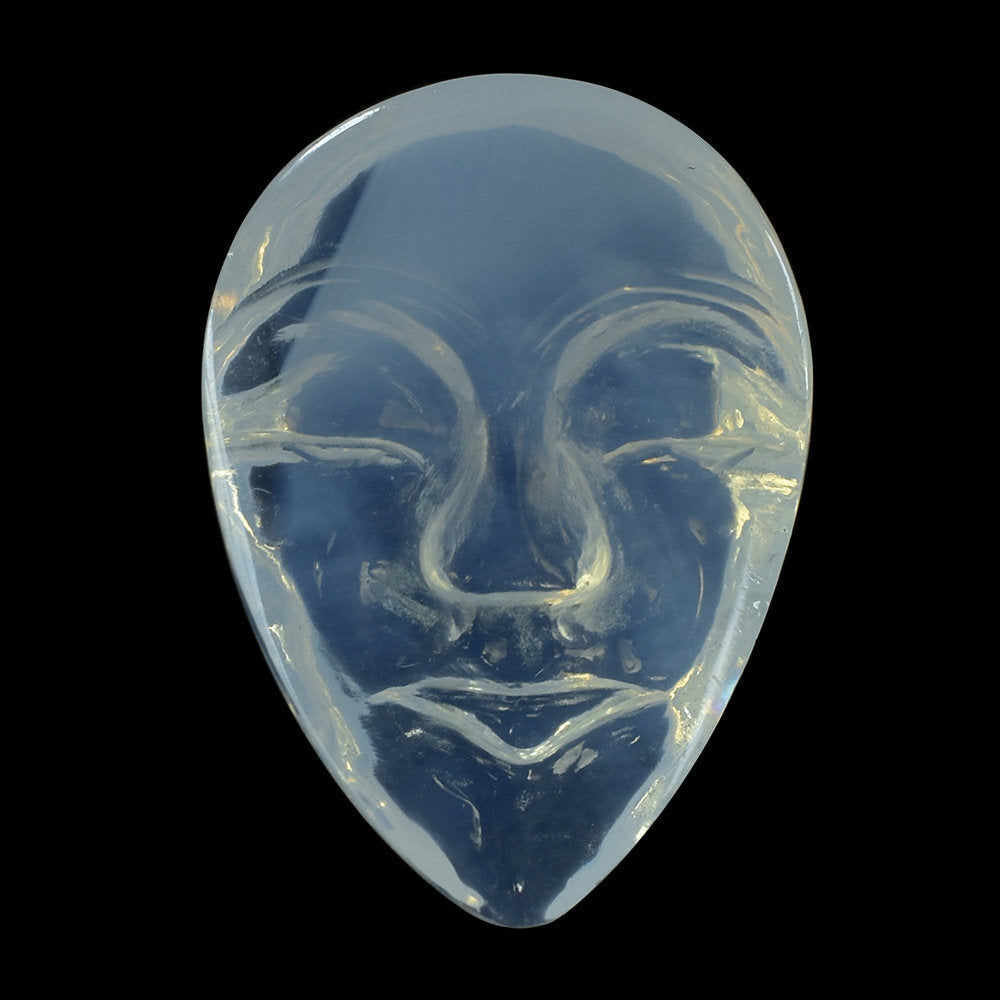 BLUE MOON QUARTZ MASK 21X15MM 12.83 Cts.