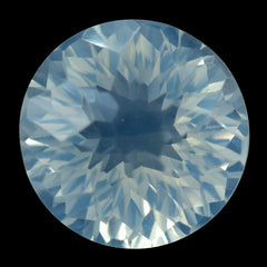 BLUE MOON QUARTZ GALAXY CUT DOME ROUND (DES#86) 12MM 6.65 Cts.