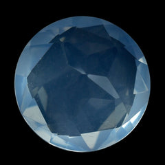 BLUE MOON QUARTZ PENTAGON ROUND WITH STAR CUT BACK 15MM 11.31 Cts.