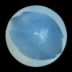 BLUE MOON QUARTZ EYE CUT ROUND (DES#89) 13MM 7.76 Cts.