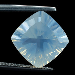 BLUE MOON QUARTZ CONCAVE CUT CUSHION (DES#72) 14MM 10.01 Cts.
