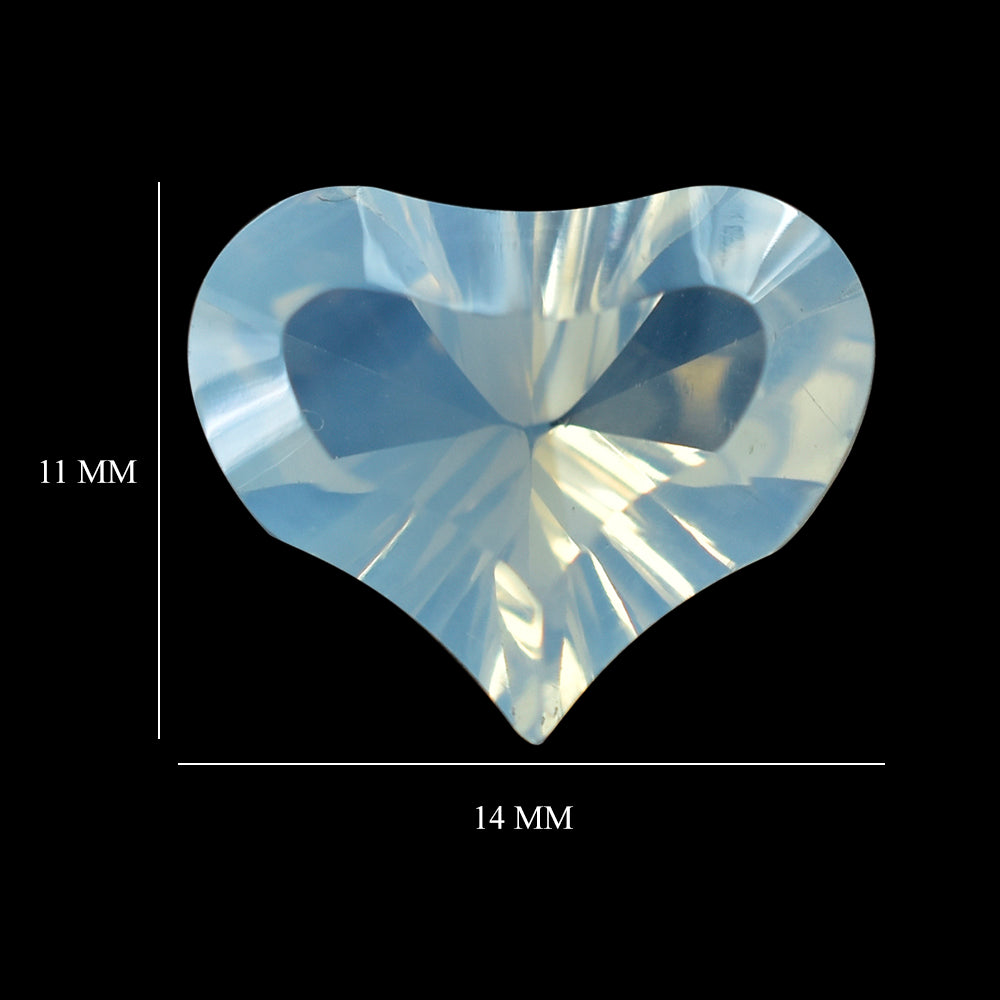 BLUE MOON QUARTZ SPADE (DES#96) 14X11MM 5 Cts.