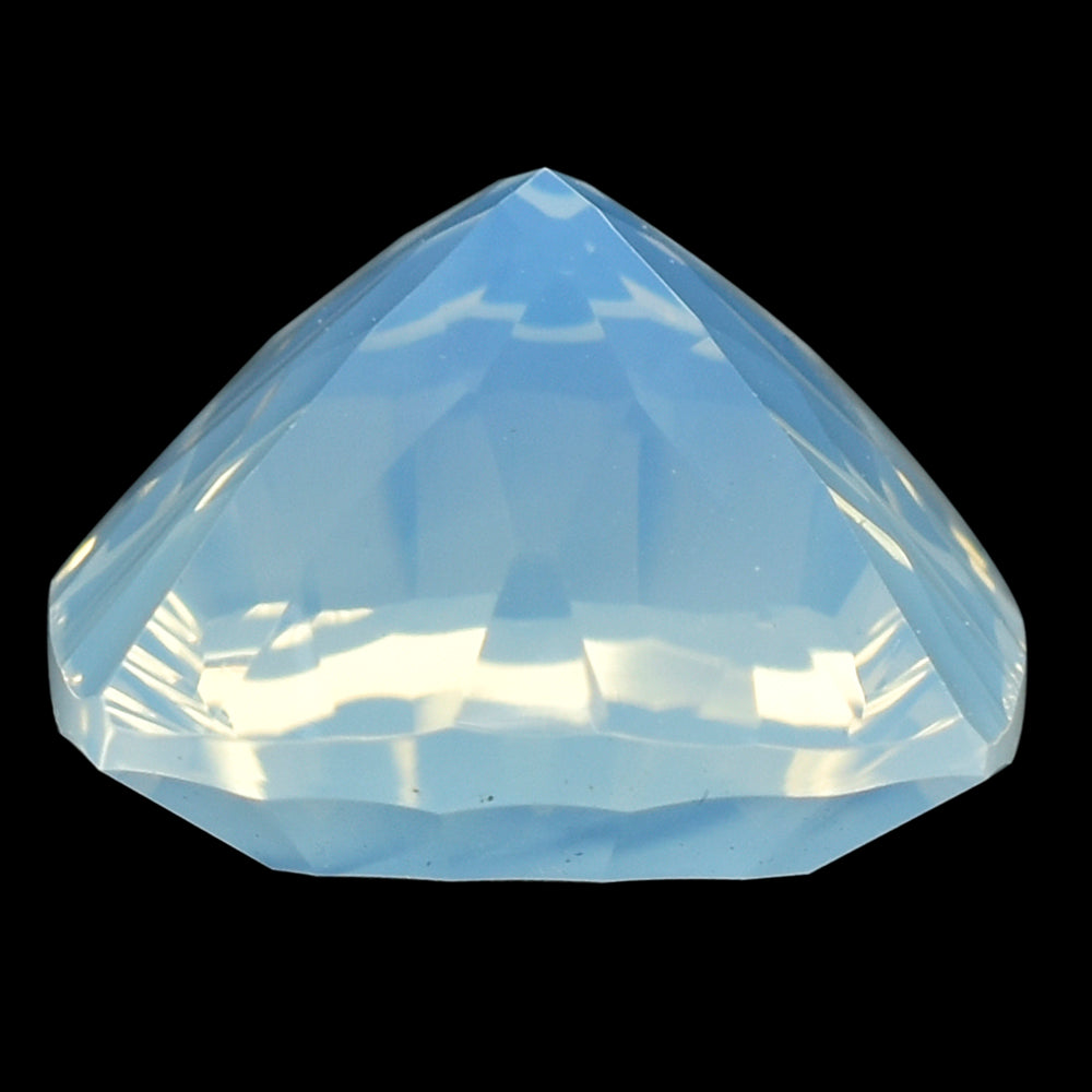 BLUE MOON QUARTZ CONCAVE CUT CUSHION (DES#72) 16MM 17.38 Cts.