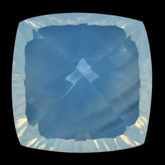 BLUE MOON QUARTZ CONCAVE CUT CUSHION (DES#72) 16MM 17.38 Cts.