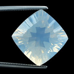 BLUE MOON QUARTZ CONCAVE CUT CUSHION (DES#72) 16MM 17.38 Cts.