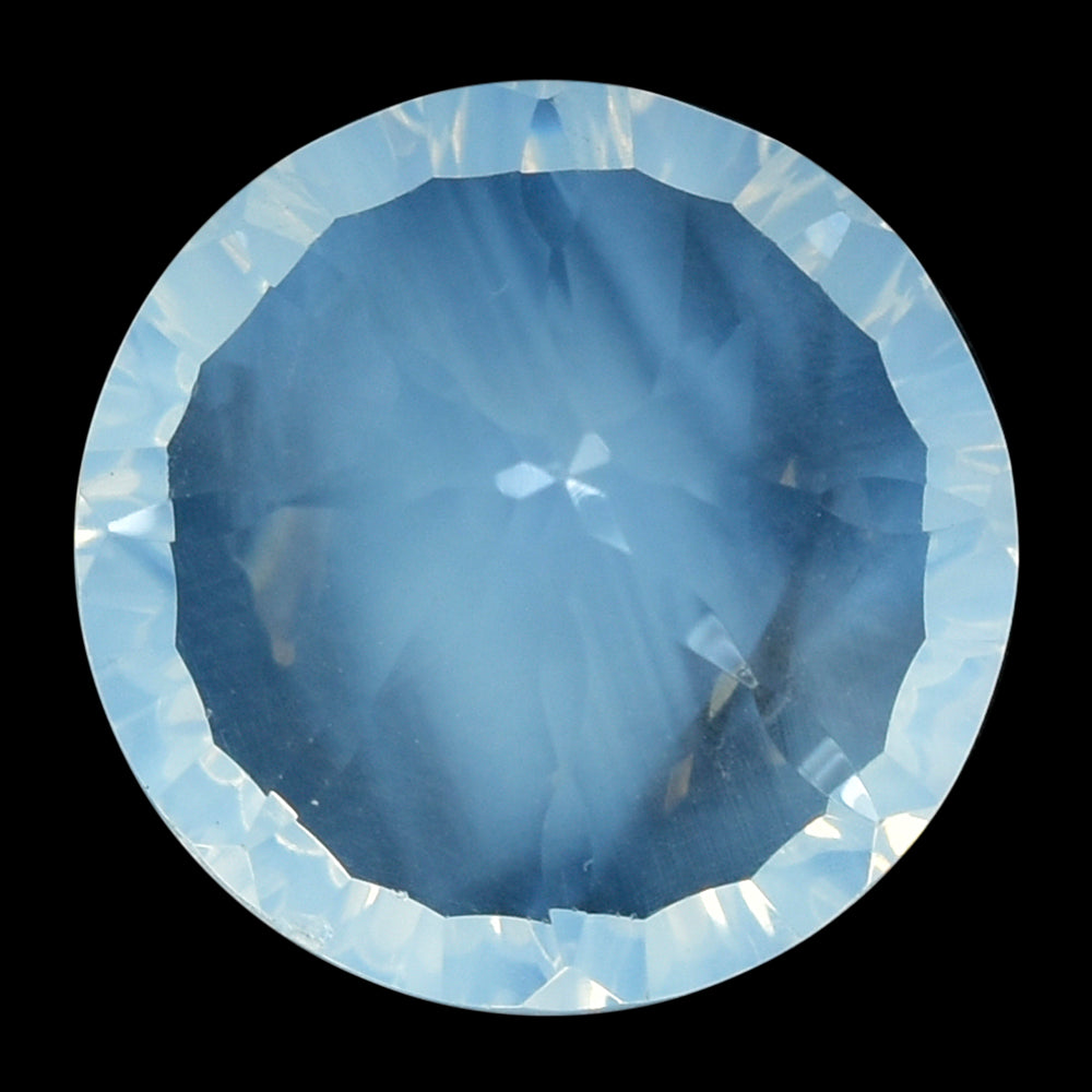 BLUE MOON QUARTZ CONCAVE SPLENDOR CUT ROUND (DES#74) 16MM 12.75 Cts.