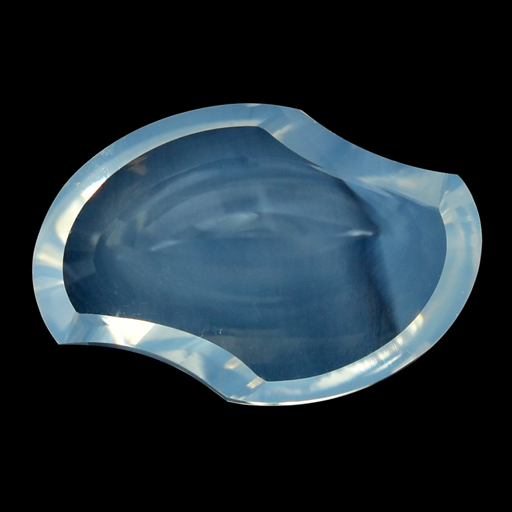 BLUE MOON QUARTZ SWIRL CUT LEAF (DES#94) 18X12MM 9.44 Cts.