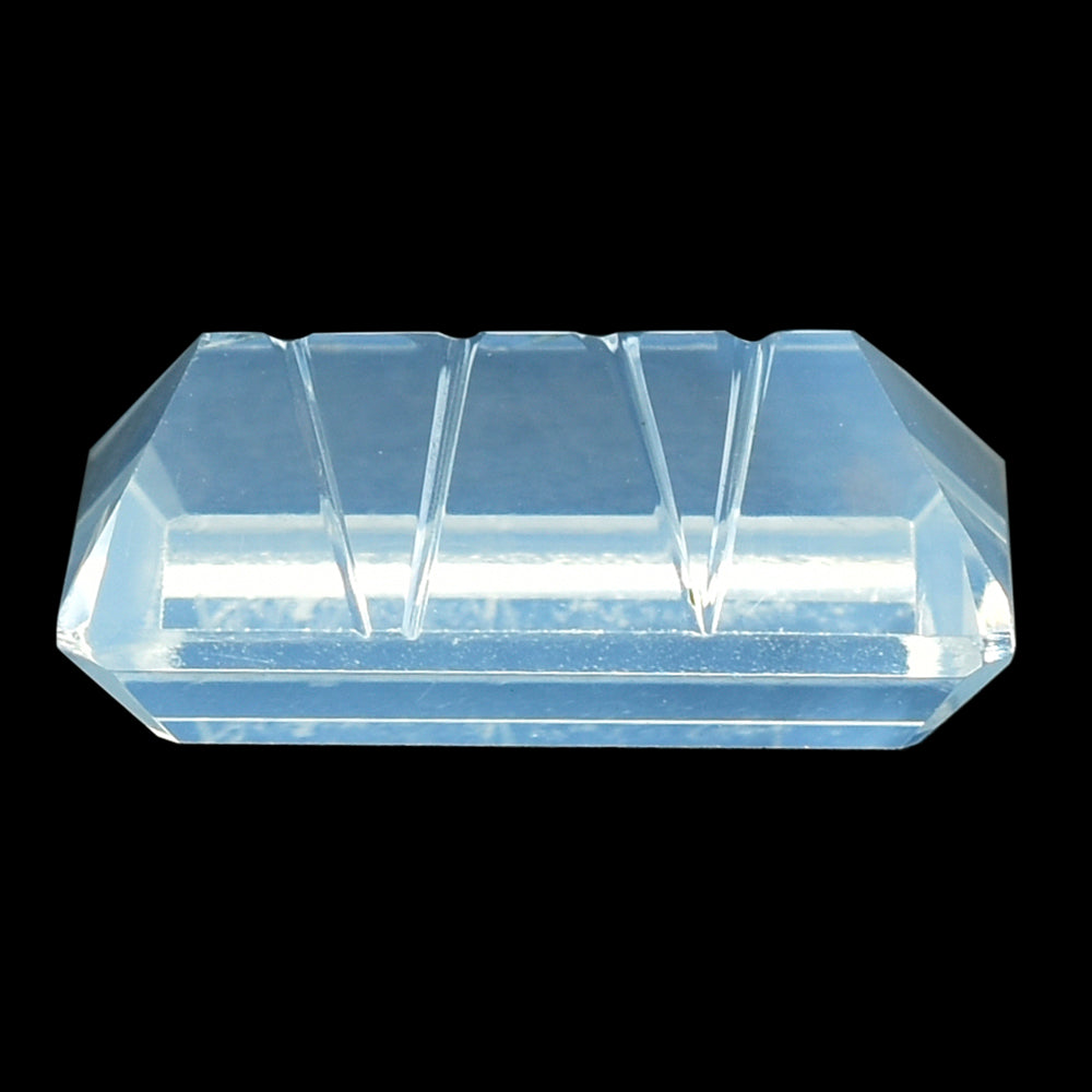 BLUE MOON QUARTZ CONCAVE LIGHTENING CUT OCTAGON (DES#99) 14X9MM 5.51 Cts.