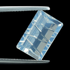 BLUE MOON QUARTZ CONCAVE LIGHTENING CUT OCTAGON (DES#99) 14X9MM 5.51 Cts.