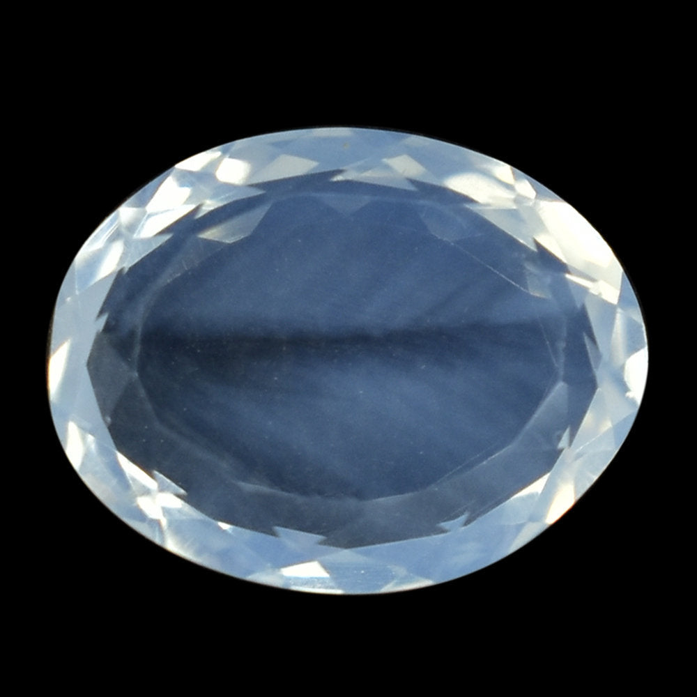 BLUE MOON QUARTZ BOTH SIDE TABLE CUT IRREGULAR SHAPE PLATES (DES#109) 13X10MM 4.13 Cts.