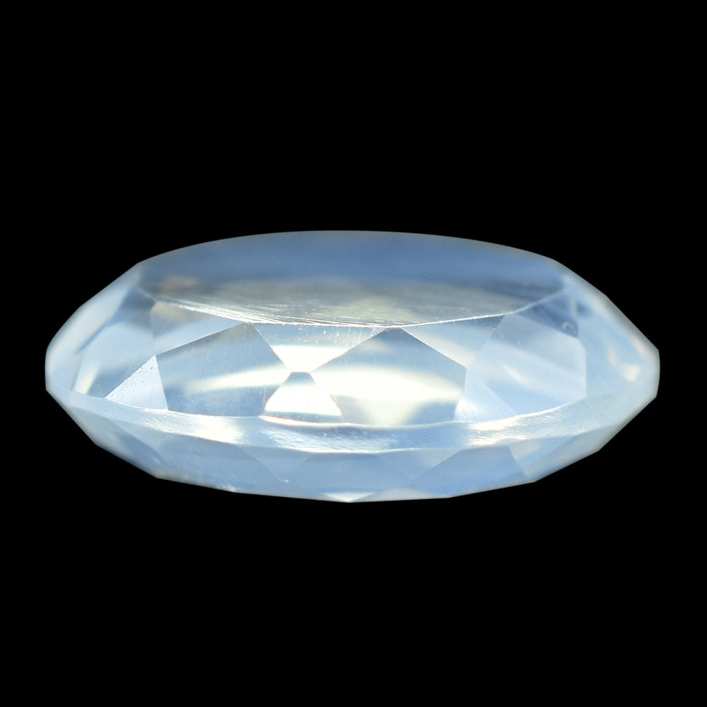 BLUE MOON QUARTZ BOTH SIDE TABLE CUT IRREGULAR SHAPE PLATES (DES#109) 13X10MM 4.13 Cts.