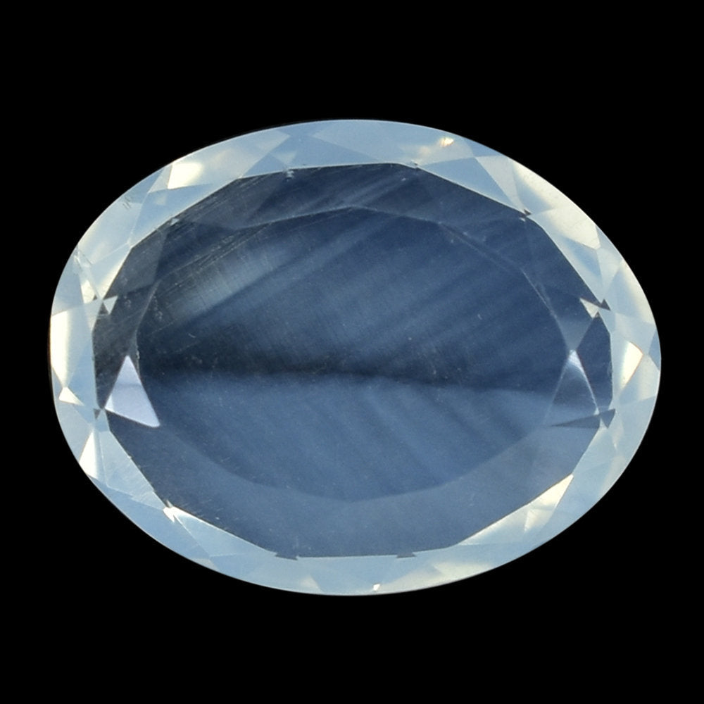 BLUE MOON QUARTZ BOTH SIDE TABLE CUT IRREGULAR SHAPE PLATES (DES#109) 13X10MM 4.13 Cts.