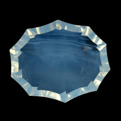 BLUE MOON QUARTZ CONCAVE NINETY CUT OVAL (DES#51) 11X9MM 3.20 Cts.