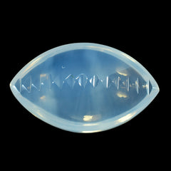 BLUE MOON QUARTZ BUFFTOP ZIP CUT BACK MARQUISE (DES#106) 20X12MM 9.83 Cts.