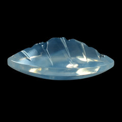 BLUE MOON QUARTZ BUFFTOP KNIFE CONCAVE MARQUISE (DES#110) 20X12MM 9.82 Cts.