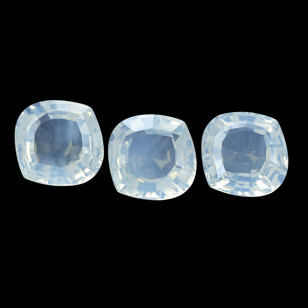 BLUE MOON QUARTZ STEP CUT ONION (DES#67) 14MM 8.40 Cts.