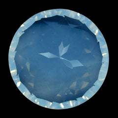 BLUE MOON QUARTZ CONCAVE CUT ROUND (DES#45) 12MM 6.05 Cts.