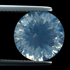 BLUE MOON QUARTZ CONCAVE CUT ROUND (DES#45) 12MM 6.05 Cts.