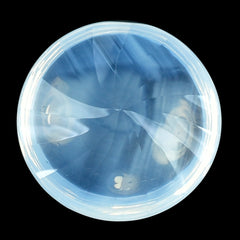 BLUE MOON QUARTZ BUFFTOP ROUND WITH TWISTED CONCAVE (DES#31) 15MM 9.82 Cts.