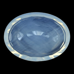 BLUE MOON QUARTZ SWIRL CUT OVAL (DES#84) 16X12MM  8.52 Cts.