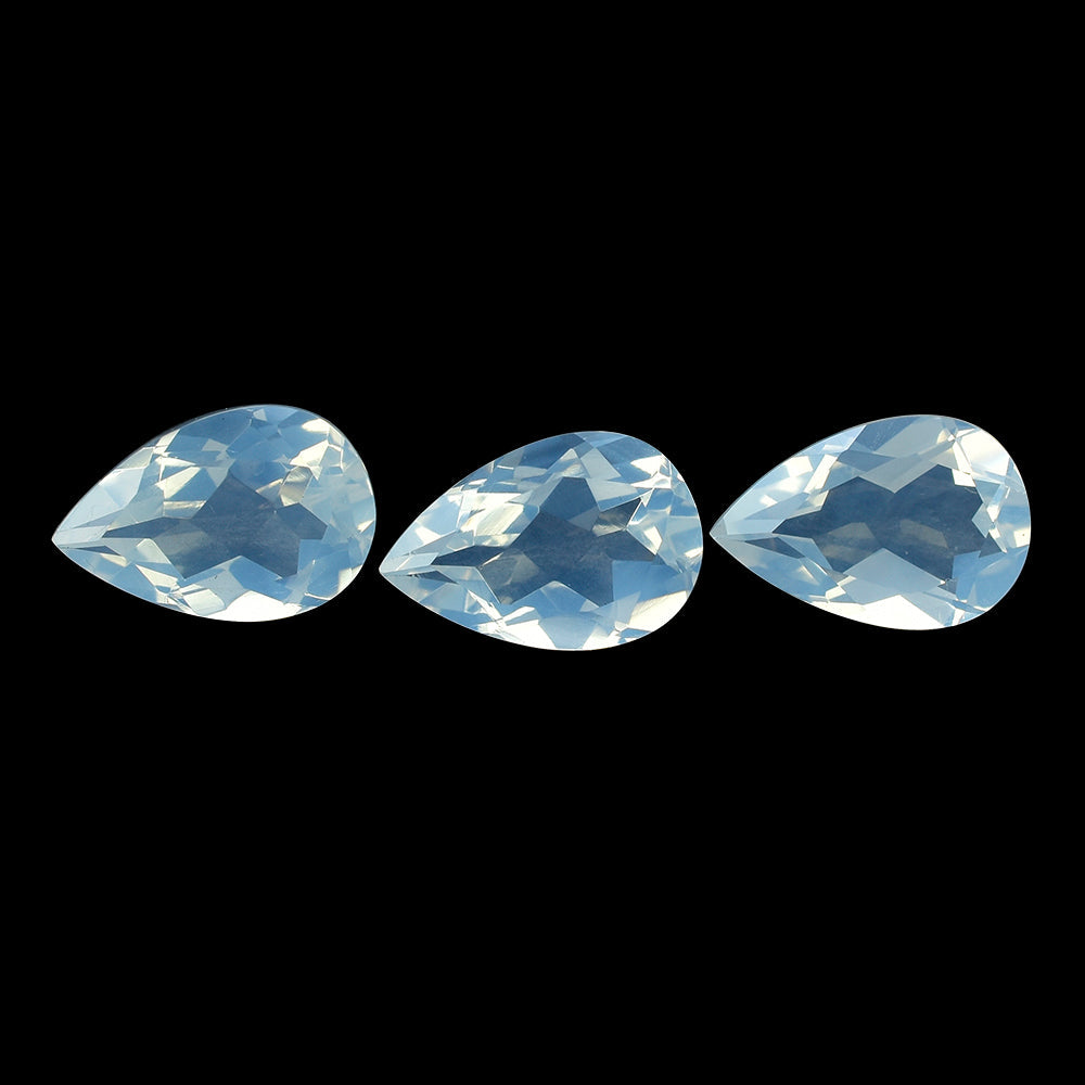 BLUE MOON QUARTZ CUT PEAR 12X8MM 2.74 Cts.