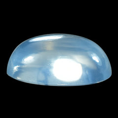 BLUE MOON QUARTZ OVAL CAB 10X8MM 2.46 Cts.