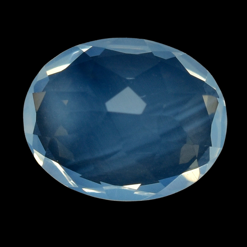 BLUE MOON QUARTZ CUT OVAL 10X8MM 2.38 Cts.
