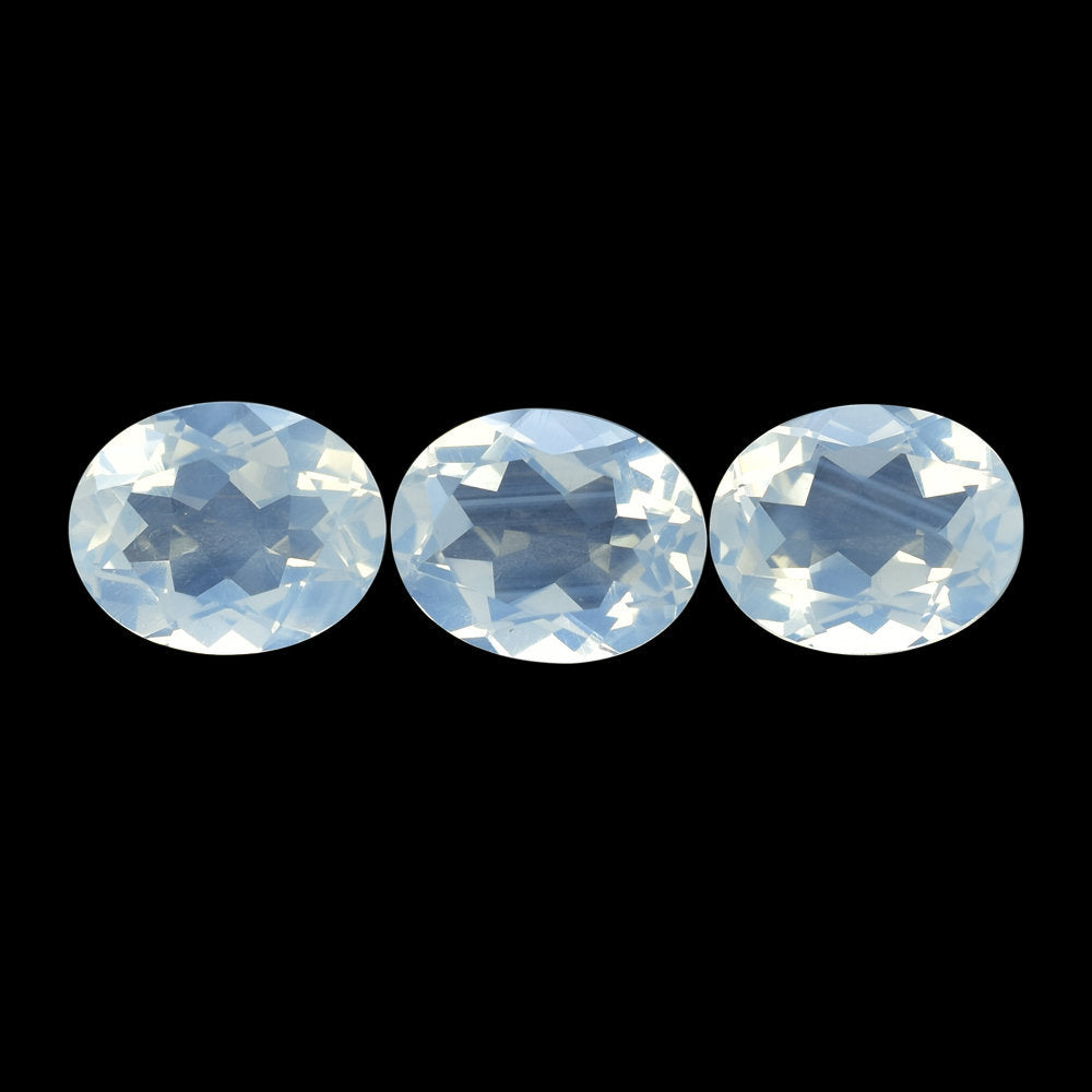 BLUE MOON QUARTZ CUT OVAL 10X8MM 2.38 Cts.