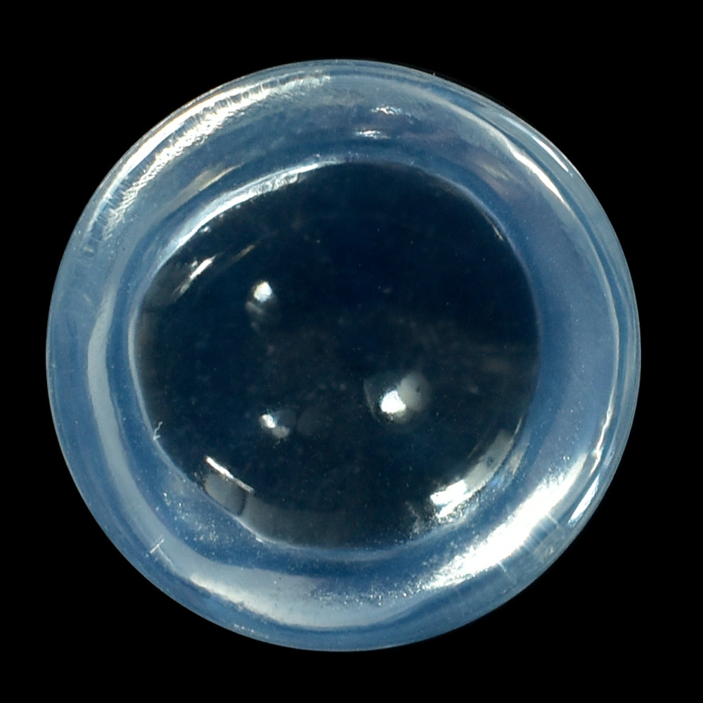 BLUE MOON QUARTZ ROUND CAB 10MM 3.73 Cts.