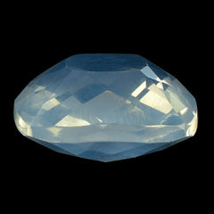 BLUE MOON QUARTZ ANTIKE CUSHION WITH ONE SIDE TABLE & ONE SIDE CHECKER CUT (DES#24) 12MM 6.74 Cts.