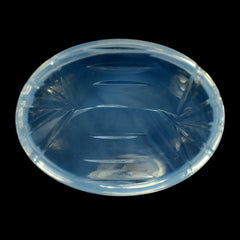 BLUE MOON QUARTZ BUFFTOP CONCAVE BACK OVAL (DES#105) 16X12MM 8.53 Cts.