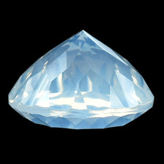 BLUE MOON QUARTZ CONCAVE CUT ROUND (DES#45) 12MM 6.15 Cts.