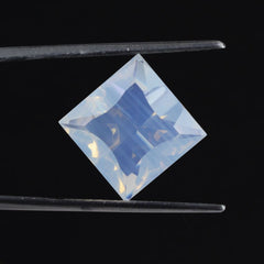 BLUE MOON QUARTZ CONCAVE NINETY CUT SQUARE (DES#52) 12MM 6.60 Cts.