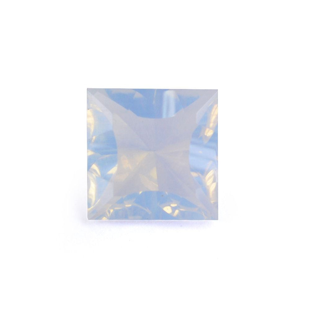 BLUE MOON QUARTZ CONCAVE NINETY CUT SQUARE (DES#52) 12MM 6.60 Cts.