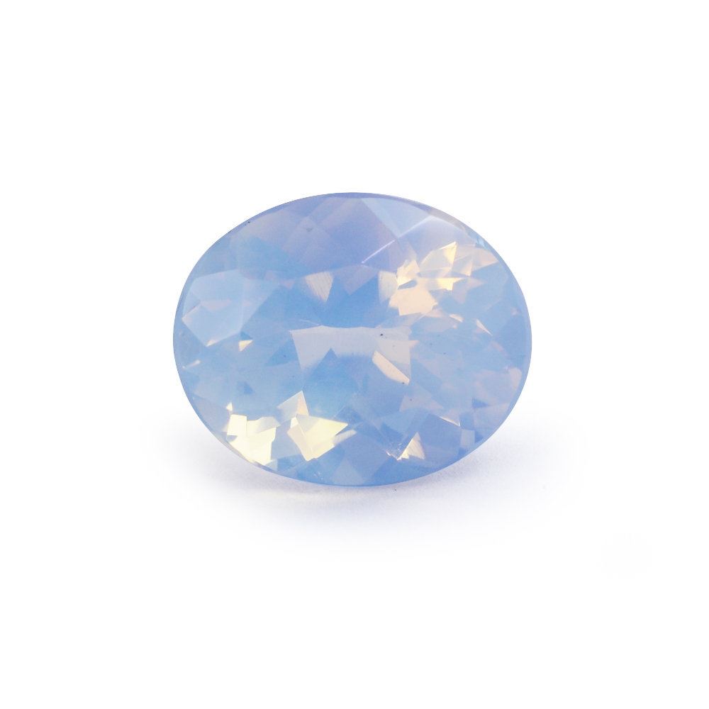 BLUE MOON QUARTZ CUT OVAL 12X10MM 4.78 Cts.