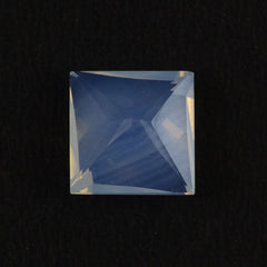 BLUE MOON QUARTZ PRINCESS CUT BACK SQUARE (DES#91) 10MM 4.50 Cts.