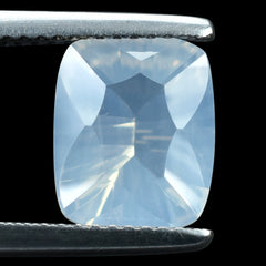 BLUE MOON QUARTZ CONCAVE CUT CUSHION 10X8MM 2.54 Cts.