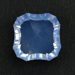 BLUE MOON QUARTZ CONCAVE CUT CUSHION NINETY CUT (DES#22) 12X12MM 5.93 Cts.