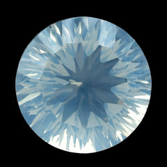 BLUE MOON QUARTZ CONCAVE CUT ROUND 12MM 5.82 Cts.