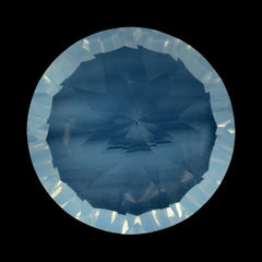 BLUE MOON QUARTZ CONCAVE CUT ROUND 12MM 5.82 Cts.