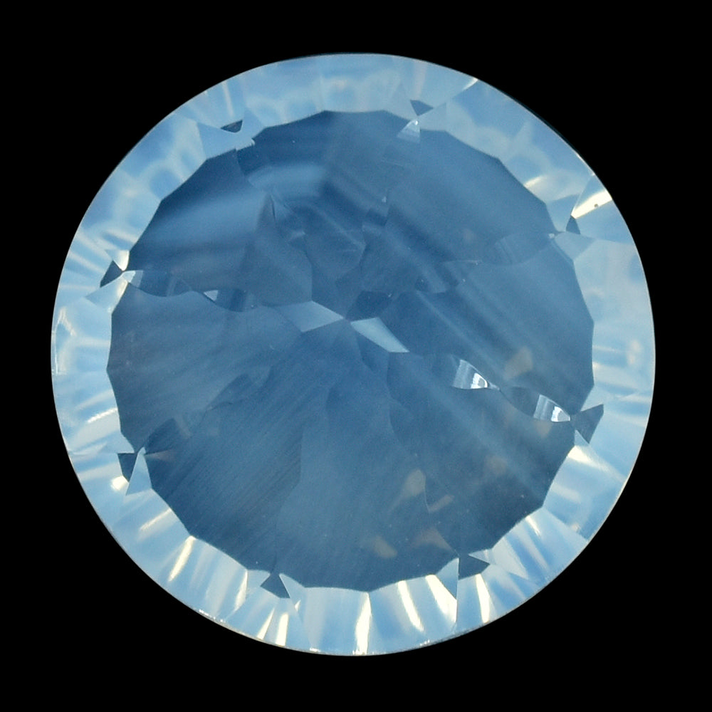 BLUE MOON QUARTZ CONCAVE SPLENDOR CUT ROUND 16MM 12.85 Cts.