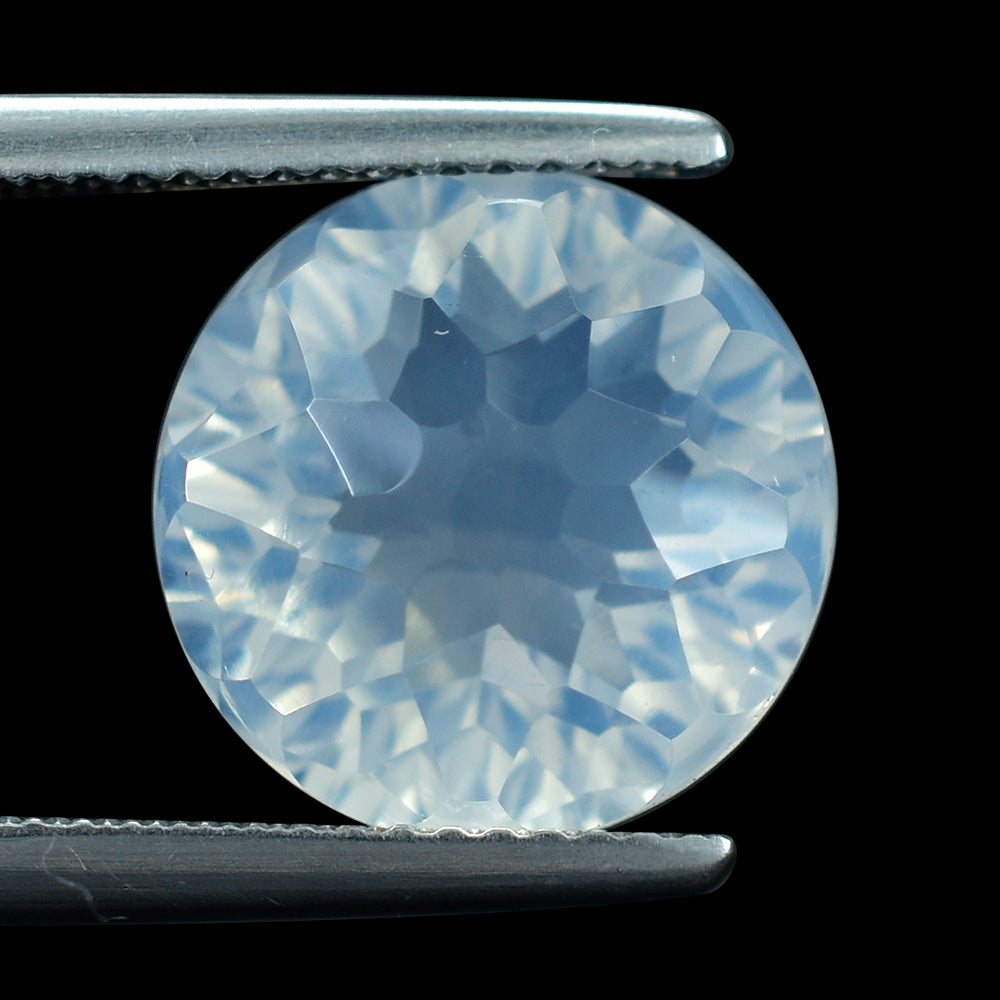 BLUE MOON QUARTZ GALAXY CUT DOME ROUND 12MM 6.64 Cts.